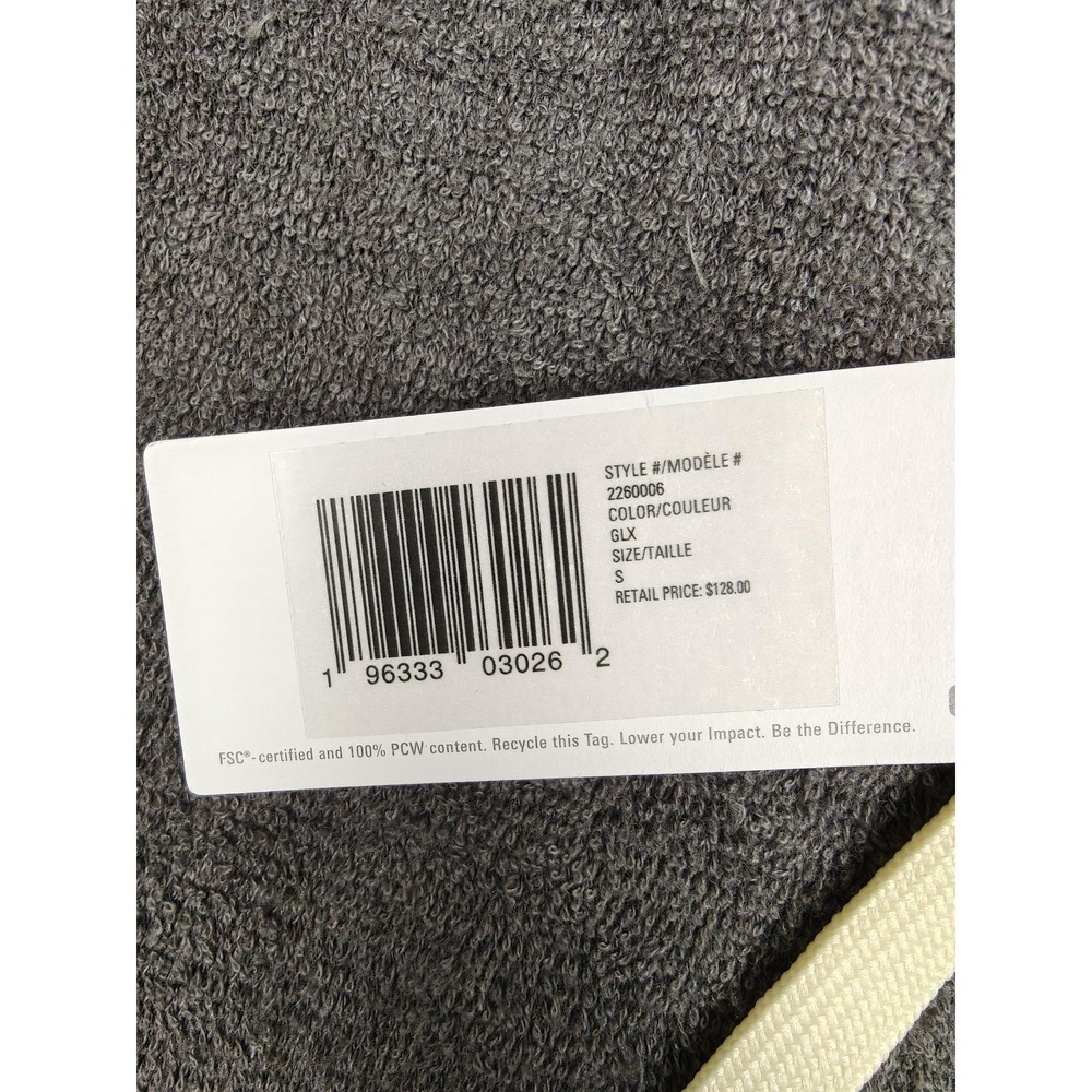 Outerknown Hoodie Womens Small Gray Terry Organic Cotton Pullover Sweatshirt New - Picture 3 of 9